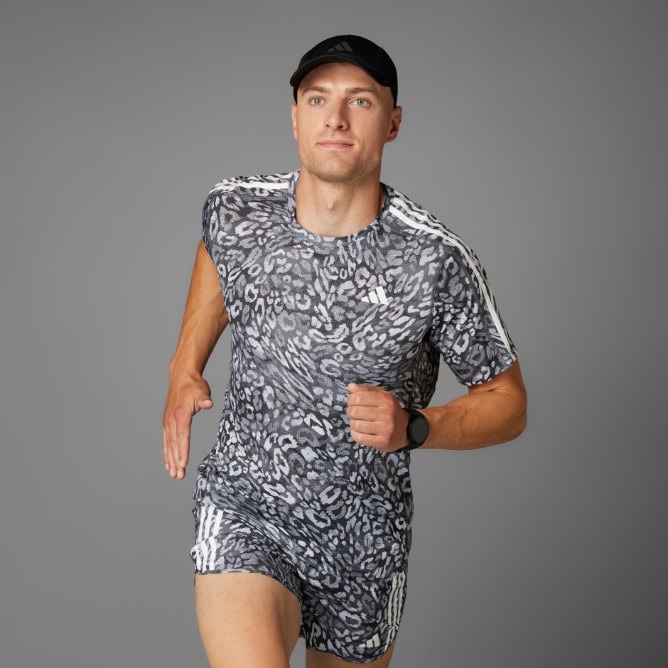 Own The Run CLIMACOOL 3-Stripes Tee