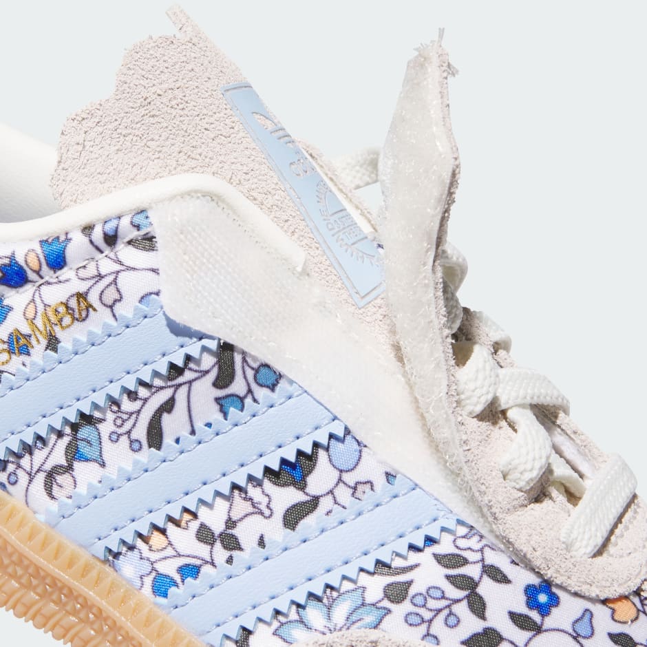 Pantofi sport Samba OG x Liberty London Comfort Closure cu șireturi elastice, pentru copii