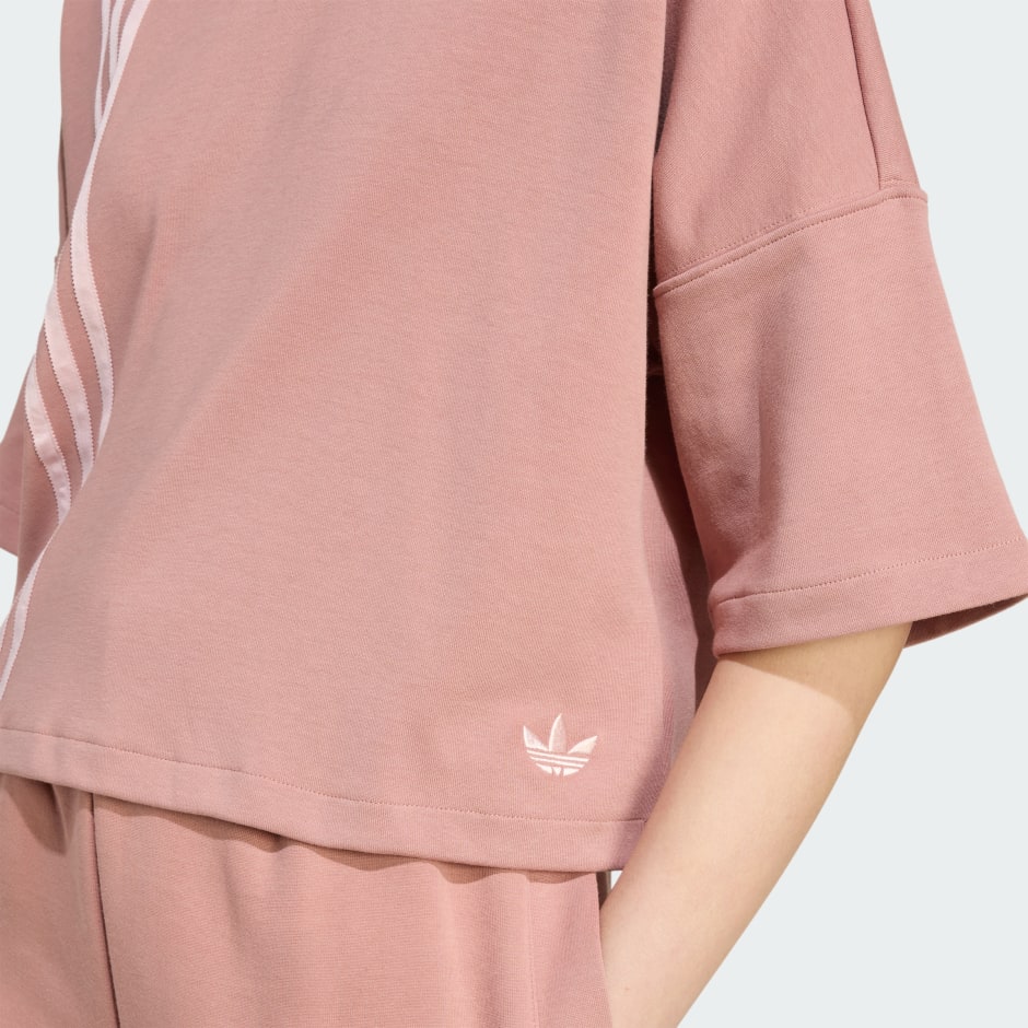 Tricou cu 3 dungi pe o parte