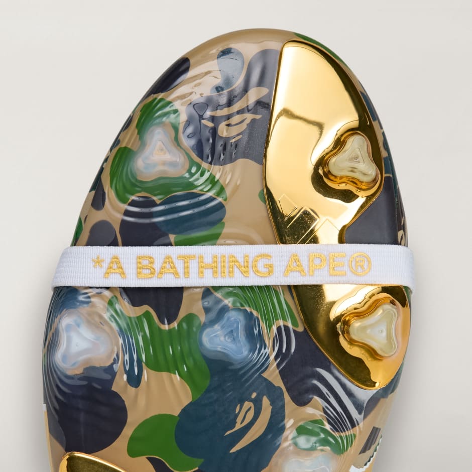 Ghete BAPE x adidas Predator Elite cu limbă pliabilă pentru teren dur