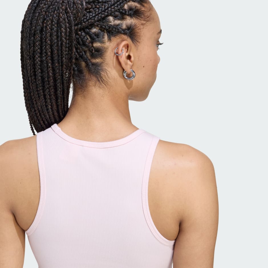 Rebrasta majica bez rukava Essentials