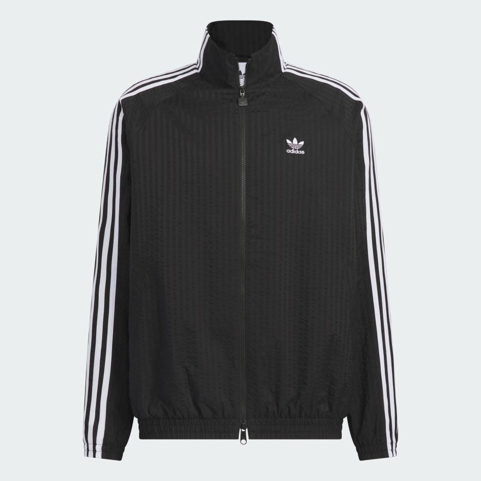 Clothing - OVERSIZE TRACK TOP - Black | adidas Oman