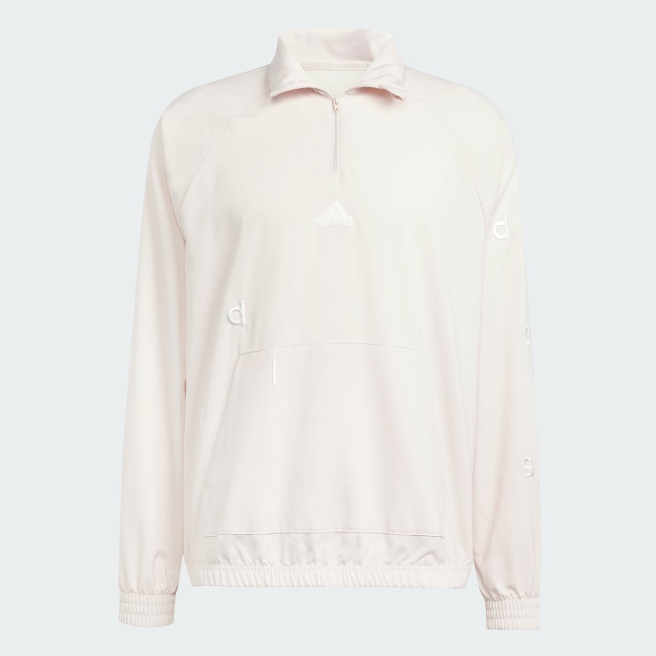 adidas Embroidery Woven 1/2 Zip Top