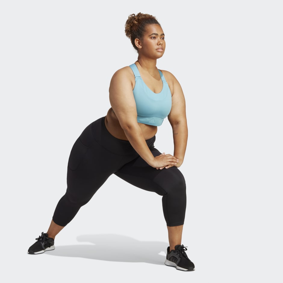 adidas Leggings 7/8 DailyRun (Plus Size) - Preto