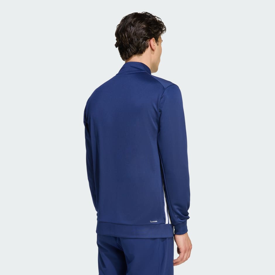 CHAQUETA DEPORTIVA WORKOUT ESSENTIALS ALL-SET 3 RAYAS TEJIDA