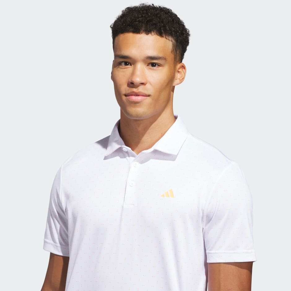 PERFORMANCE TEXTURED PRINT POLO SHIRT