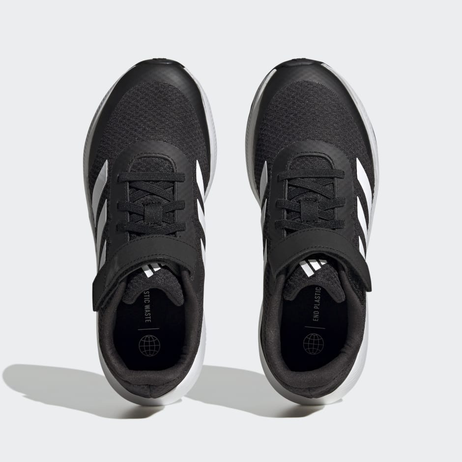 Lace 3.0 Top Strap | adidas Elastic adidas Black - TZ RunFalcon Shoes