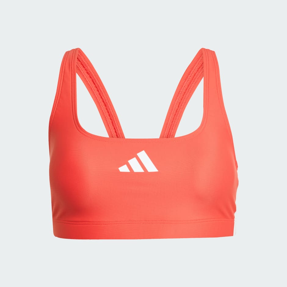 Bikini s V-izrezom na leđima i tri pruge