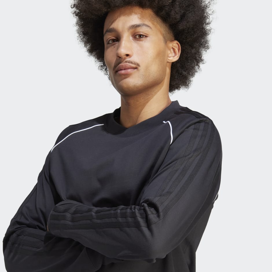 adidas Blue Version SST Long Sleeve Tee - Black | adidas ZA