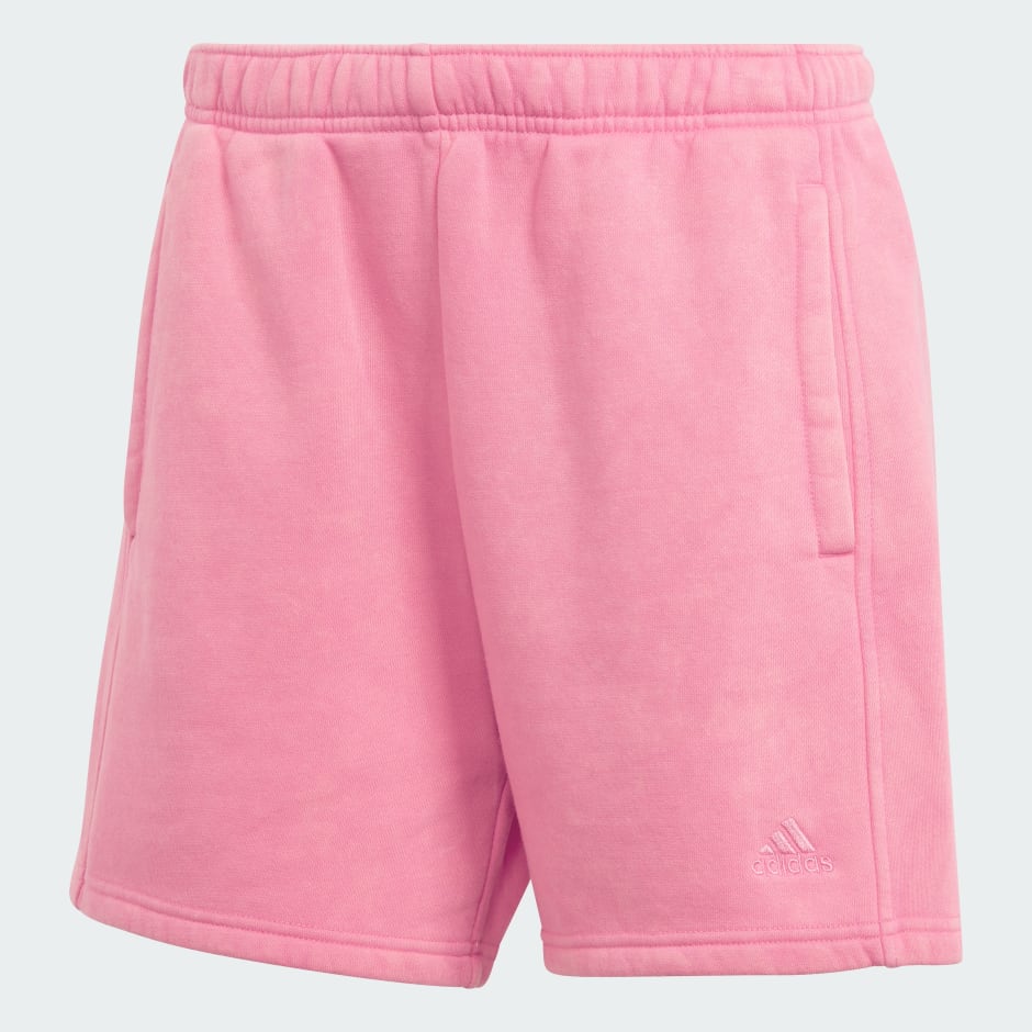 Clothing - ALL SZN Fleece Washed Shorts - Pink | adidas South Africa
