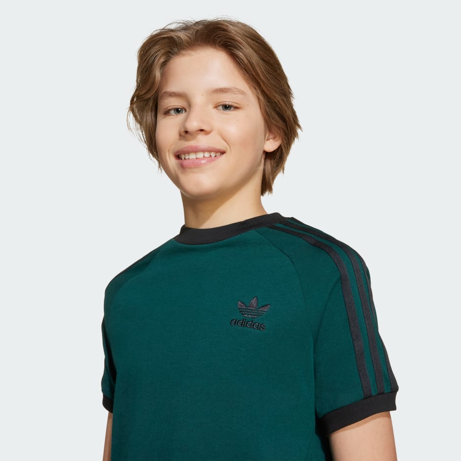 Tricou Adicolor cu 3 dungi pentru copii