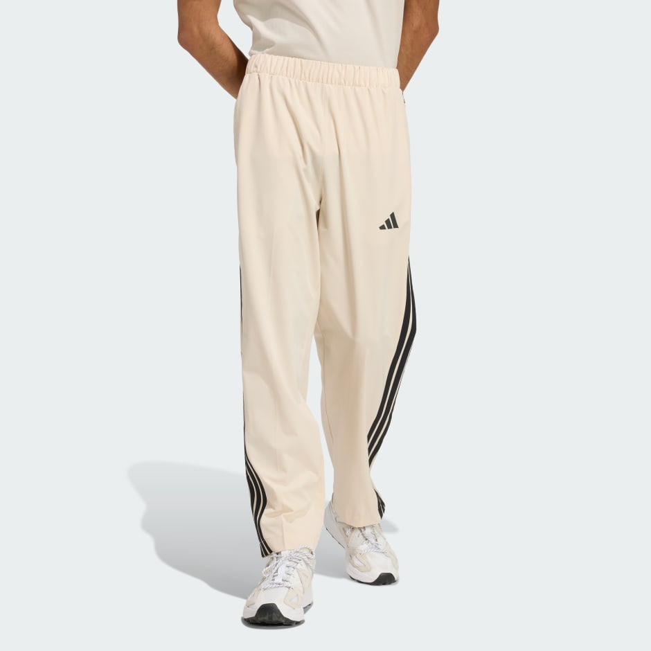 3-STRIPES WOVEN SNAP TRACKPANTS