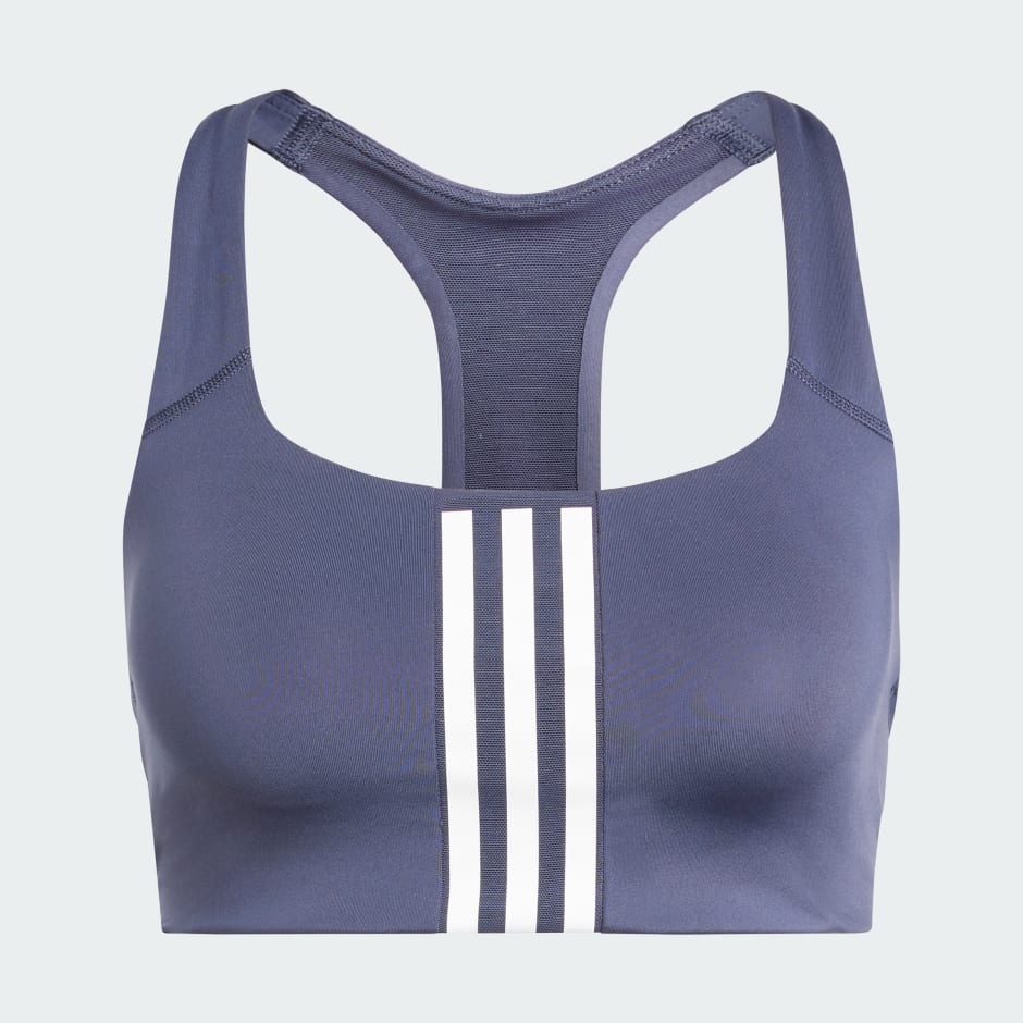 Powerimpact Training Medium-Support 3-Stripes Bra
