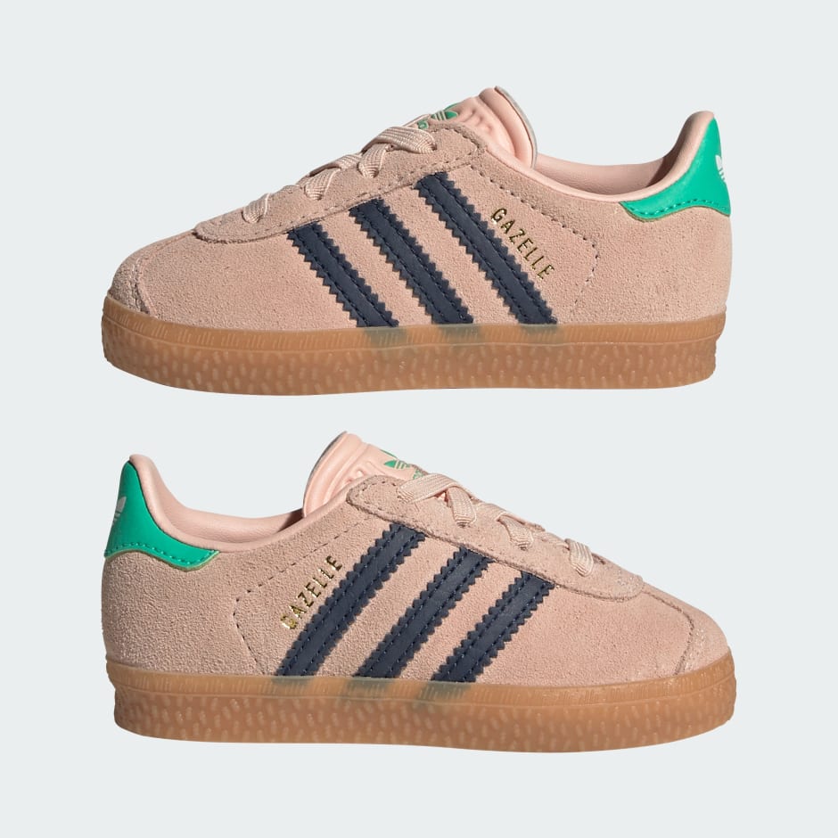 Gazelle 舒適閉合彈性鞋帶童裝鞋