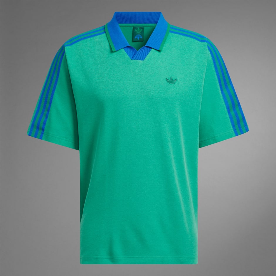 adidas Rolling Links Long Sleeve Polo Shirt - Black | Free