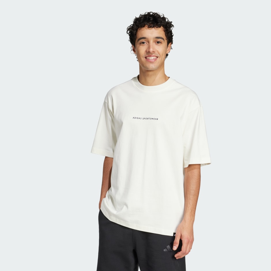 Clothing - Codes Doodle Camp Graphic Tee - White | adidas Oman