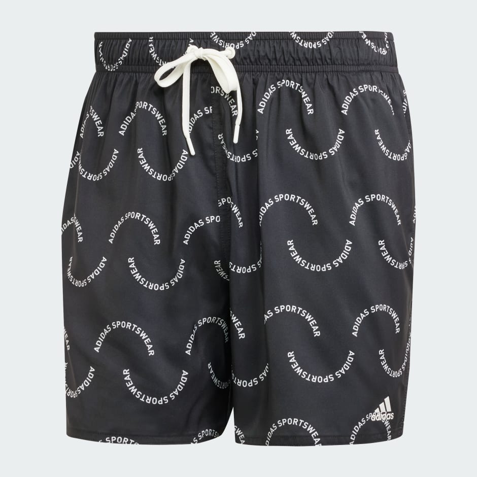 Clothing - Wave Logo CLX Swim Shorts - Black | adidas South Africa