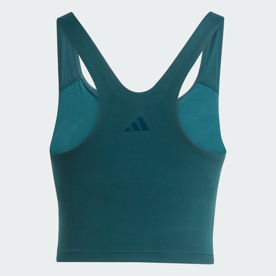 حمالة صدر رياضية All Me متوسطة الدعم من أديداس بتصميم توب بدون أكمام