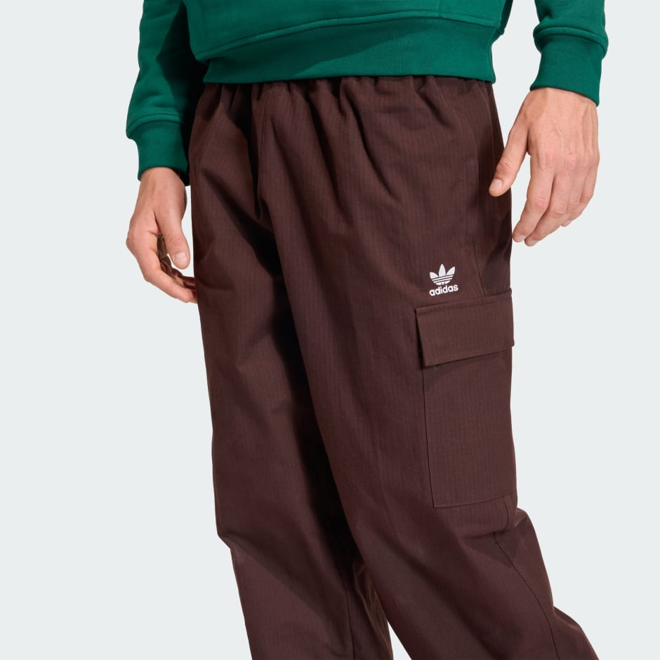 Pantaloni Trefoil Essentials din material țesut