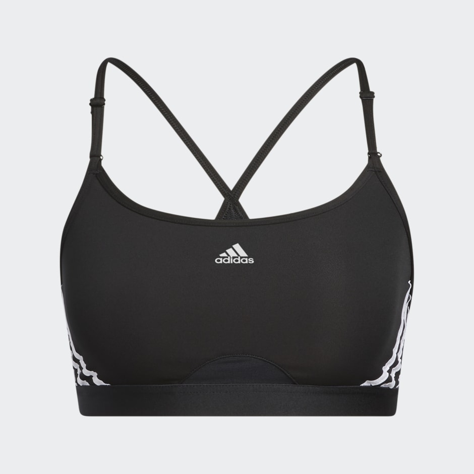 Brassière adidas Aeroreact Training Light-Support 3-Stripes