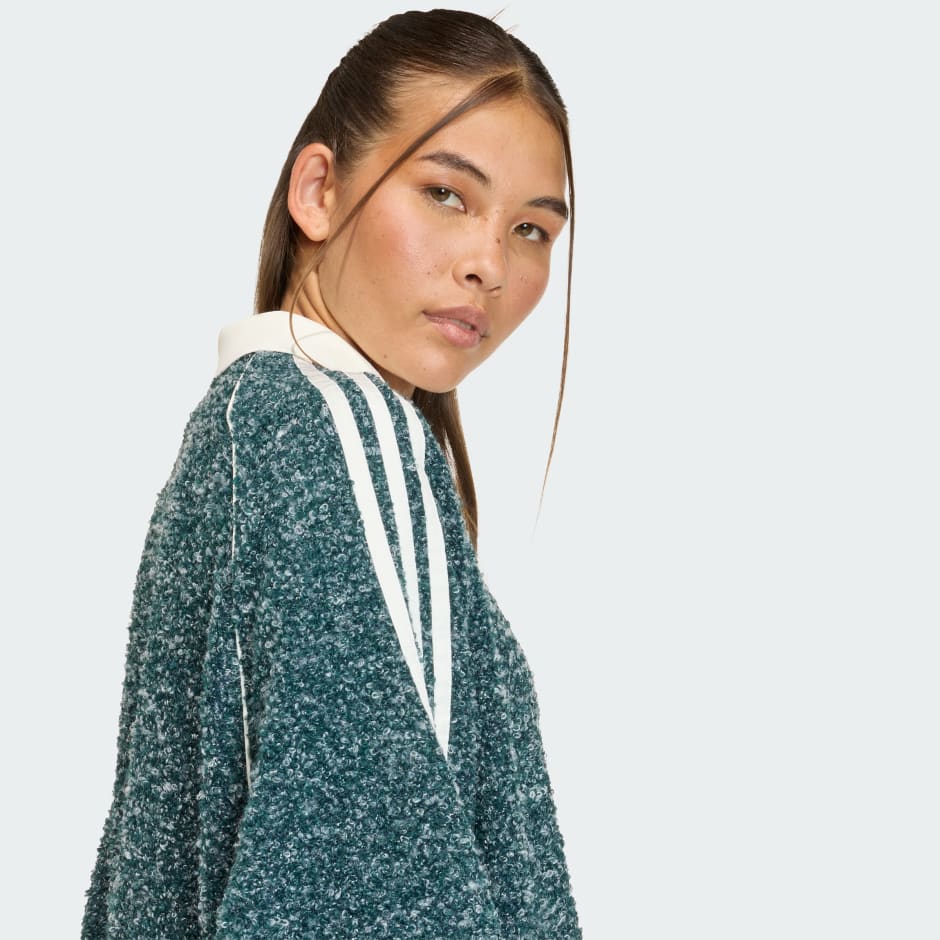 חולצת פולו גדולה במיוחד ADIDAS ORIGINALS BOUCLE