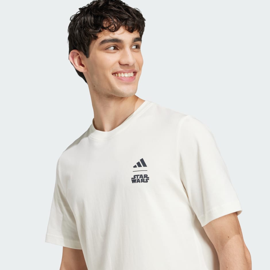 ADIDAS STAR WARS THE MANDALORIAN T-SHIRT REGULAR FIT BACK GRAPHIC
