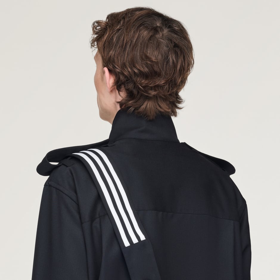 Jachetă tip cămașă Y-3 din l&acirc;nă fină