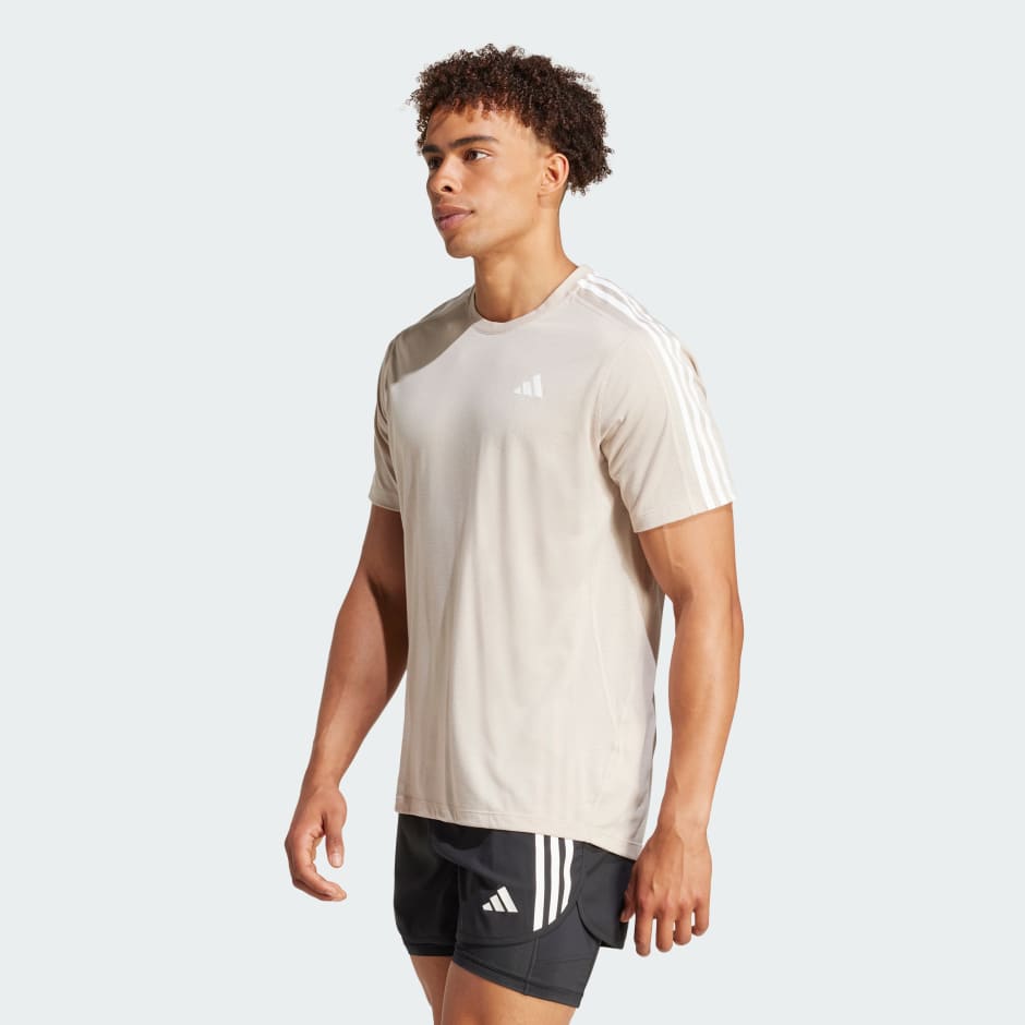 Own the Run 3-Stripes Tee