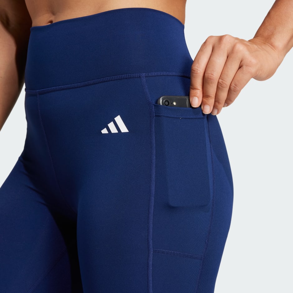 Licras de largo completo con bolsillo de almacenamiento Optimé Essentials