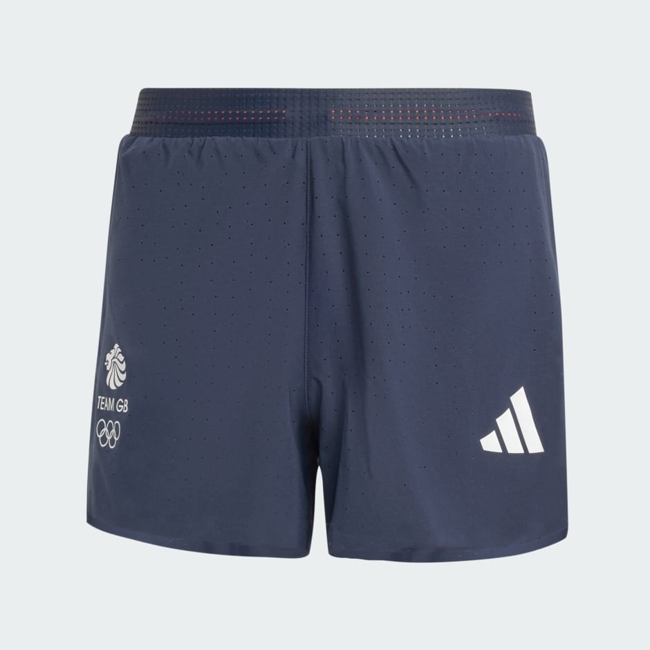 Pantaloni scurți de alergare cu fante laterale Adizero Team GB 3-inch