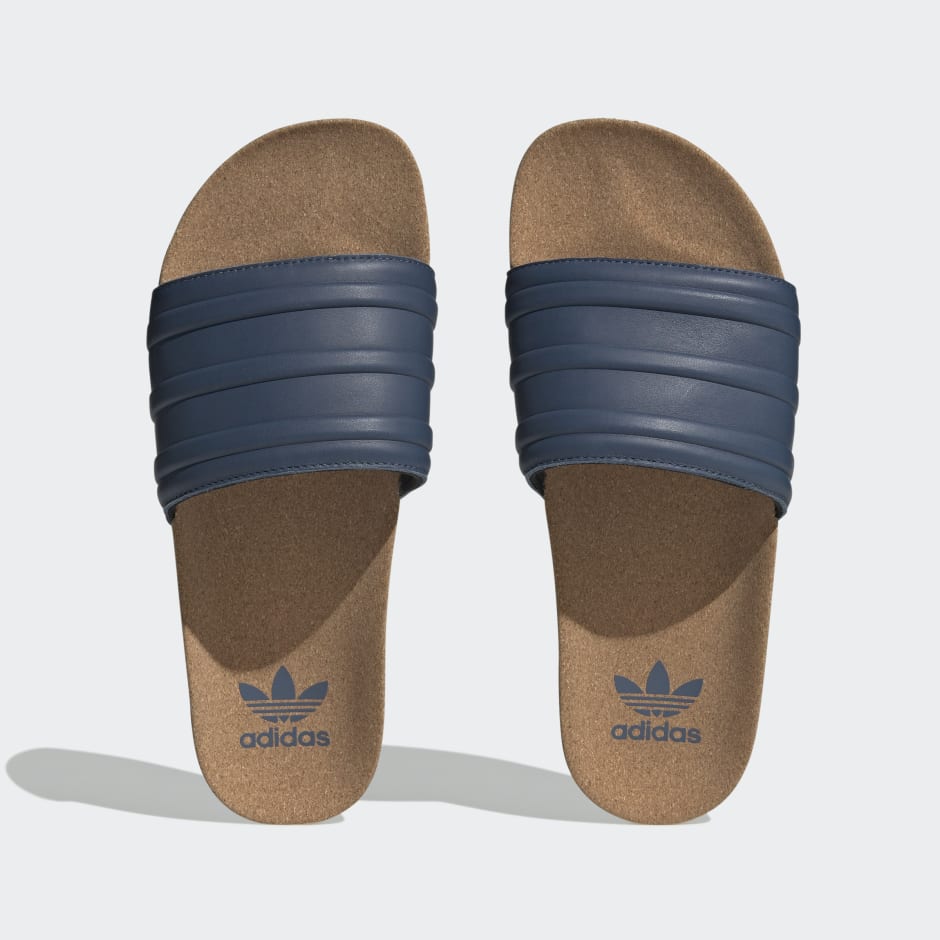 Originals Shoes - Island Club Adilette Premium Slides - Blue | adidas Egypt