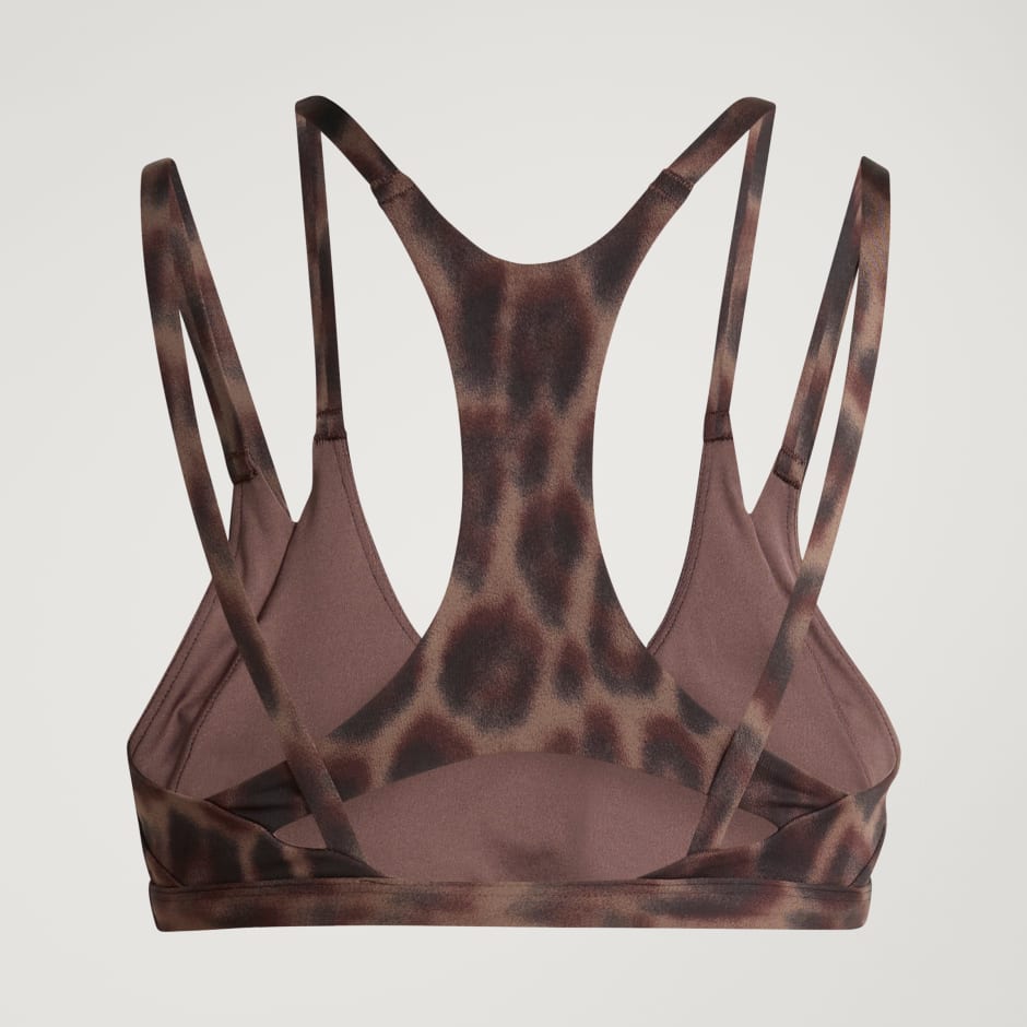 Optime Leopard Strappy Light Support Bra