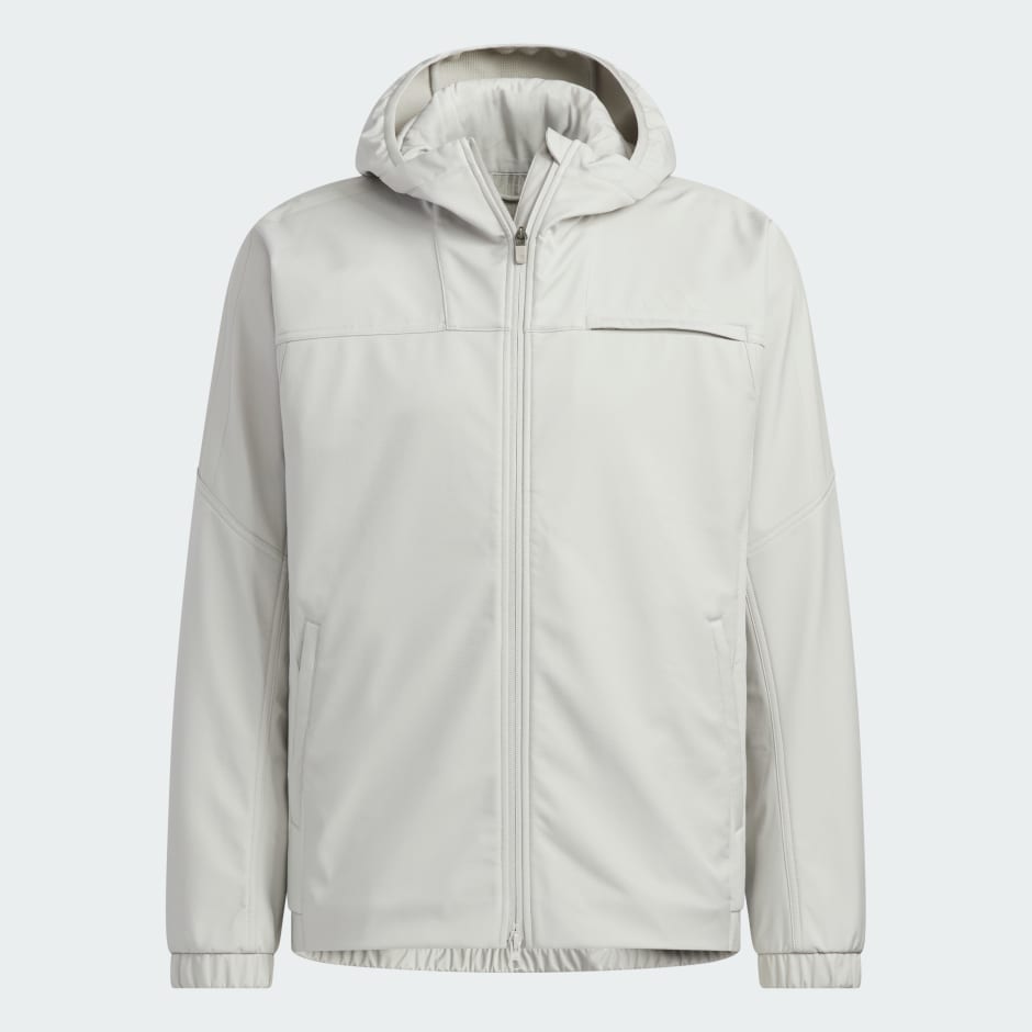 3STRIPES REGULAR FIT BONDED FLEECE HOODED WIND JACKET