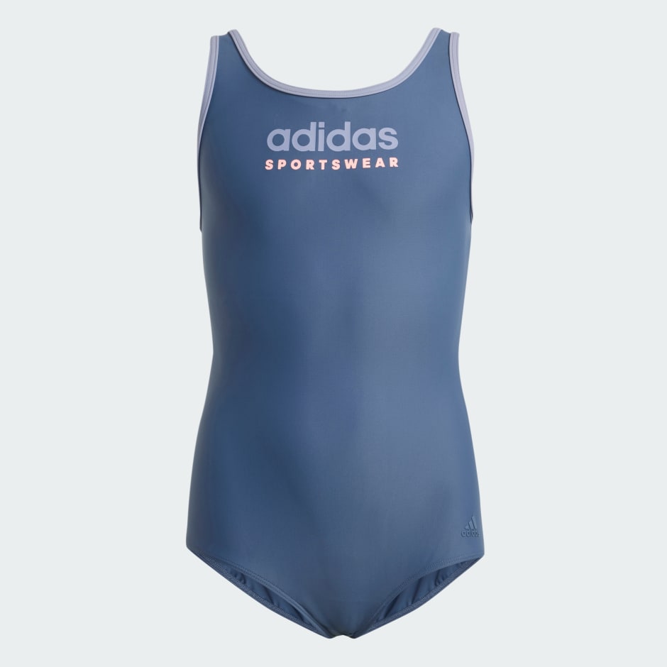 Costum de baie Sportswear cu spate în U, pentru copii