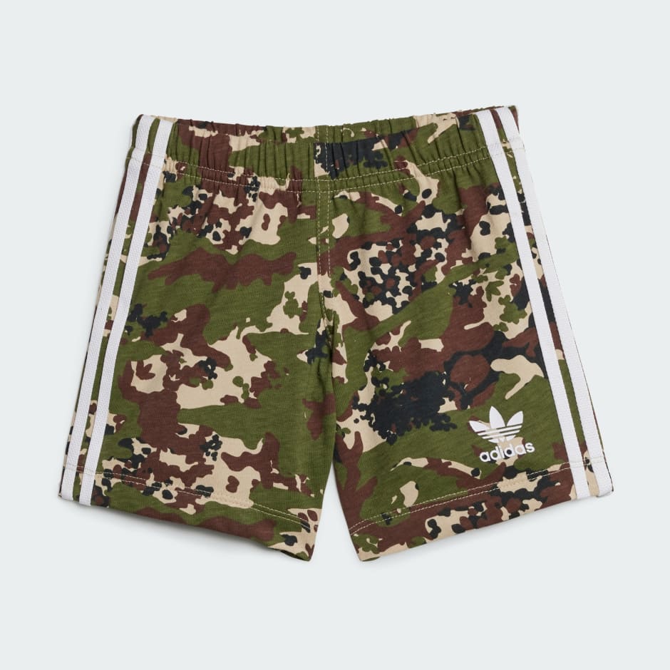 סט Camo Short Tee