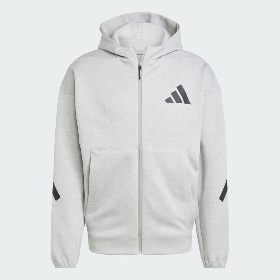 adidas Nouvelle veste de survetement a capuche entierement zippee Z.N.E. Gris adidas CI