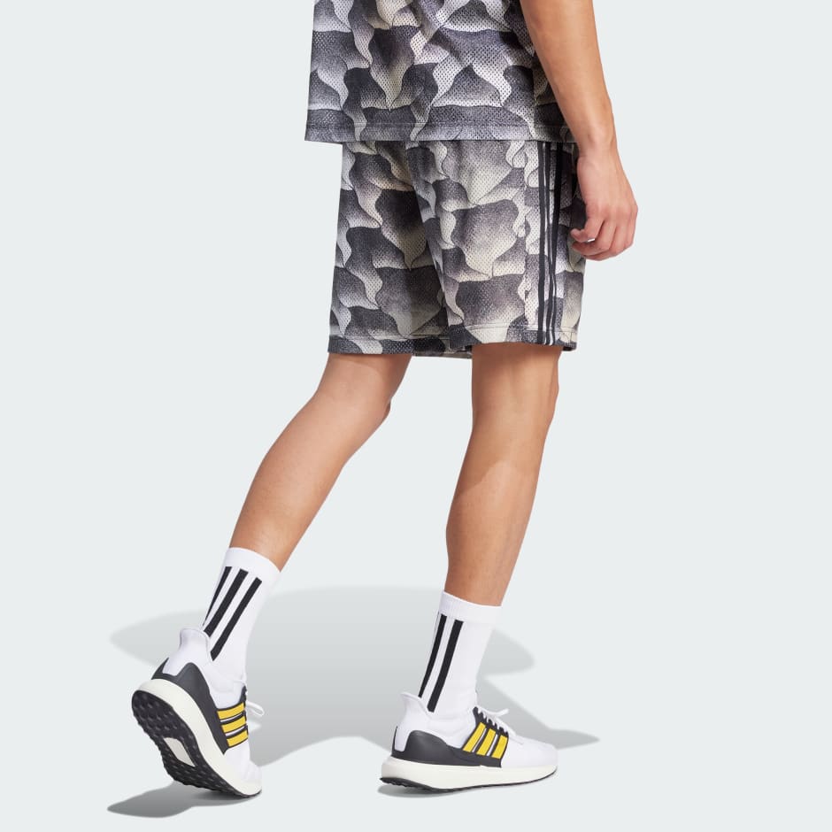 Tiro Allover Print Mesh Shorts