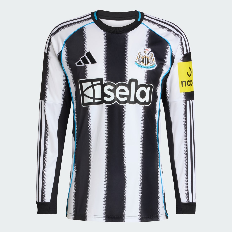 Tricou Newcastle United FC 25/26 Home cu m&acirc;necă lungă