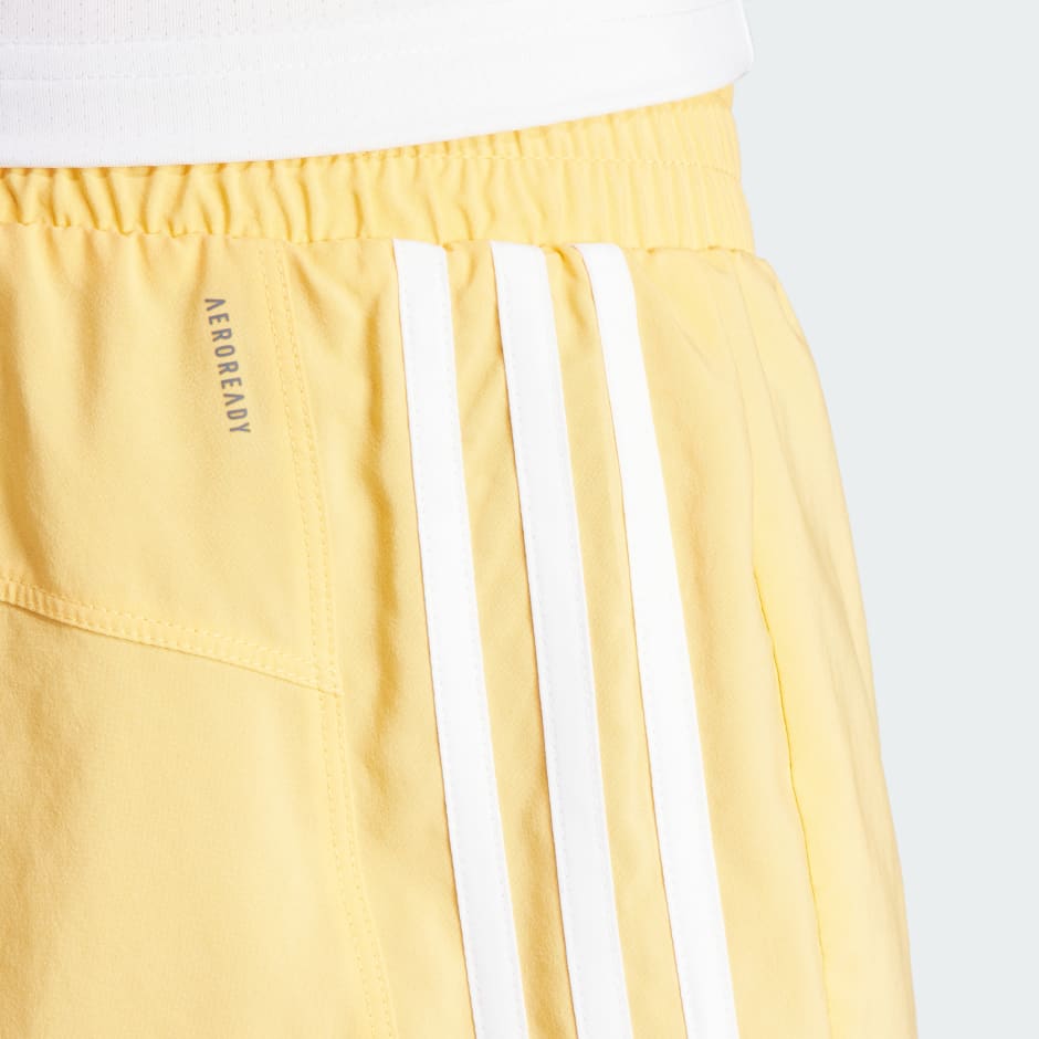 Pacer Training 3-Stripes Woven High-Rise Shorts