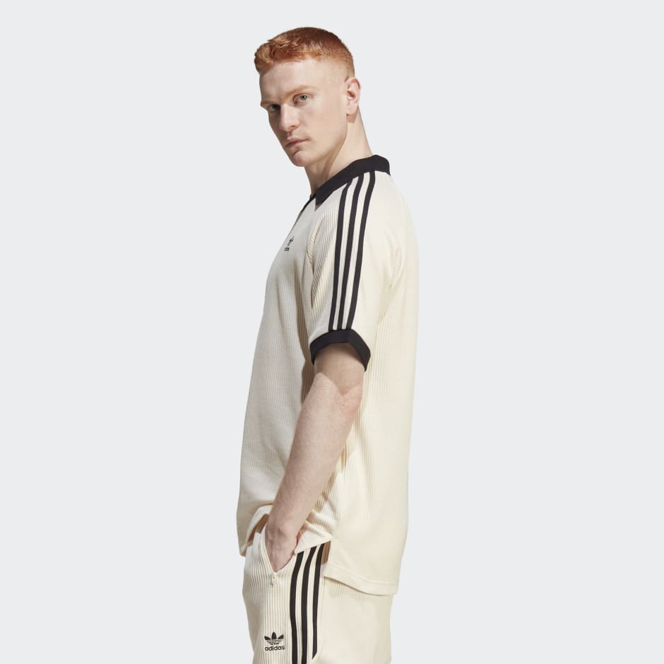 入荷予定商品の通販 adidas ワッフルポロシャツ L - トップス