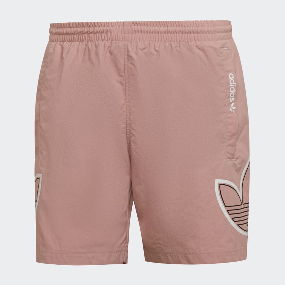 Pink adidas shorts sales mens