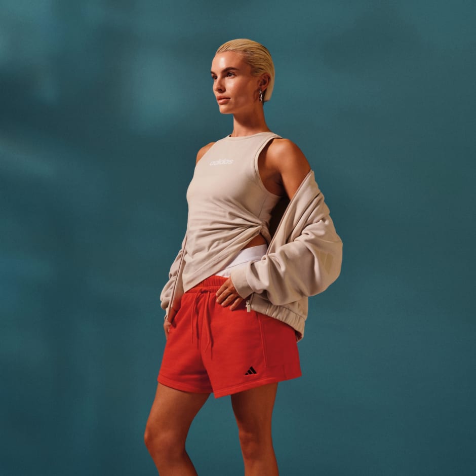 Essentials Small Logo French Terry Cargo Shorts