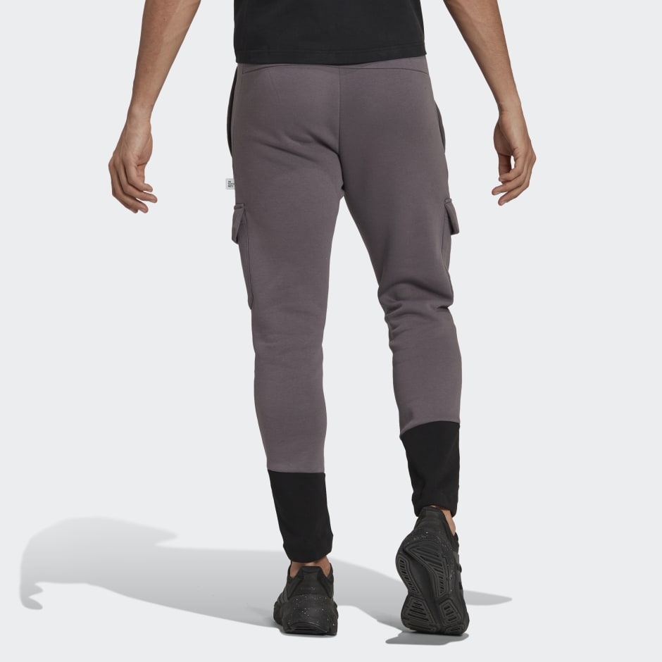 Billionaire Boys Club: Grey Fleece Cargo Pants | SSENSE UK