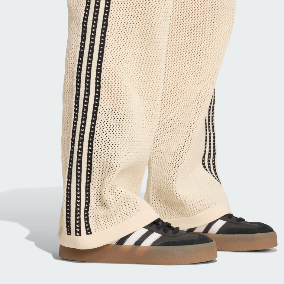 CLOTHING - Originals Premium Crochet Track Pants - White