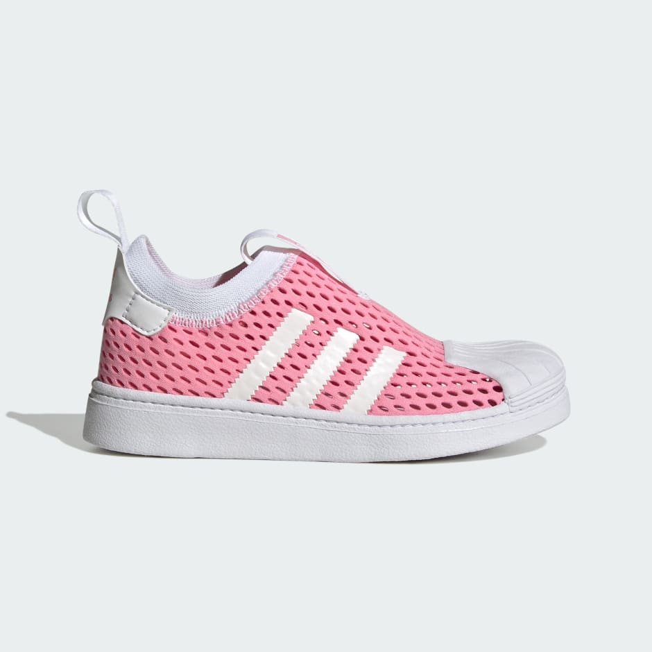 All light clearance pink adidas superstars