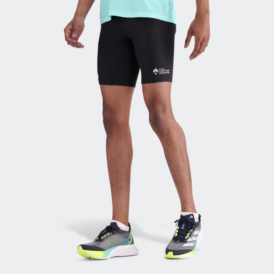 CAPE TOWN MARATHON ADIZERO E RUNNING SHORT TIGHTS