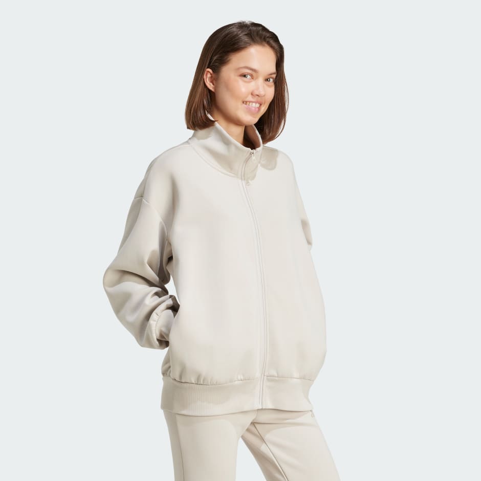 Majica &scaron;irokog kroja s patentnim zatvaračem cijelom duljinom Soft Lux