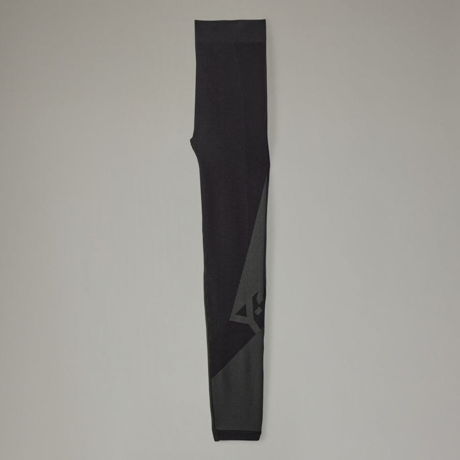 Clothing - Y-3 Classic Seamless Knit Tights - Black | adidas South Africa