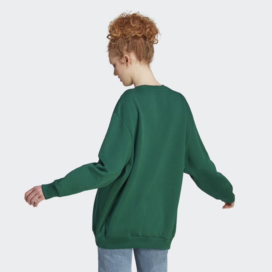 Women\'s Clothing - Fleece Arabia Saudi - Sweatshirt Graphic ALL Green adidas SZN 