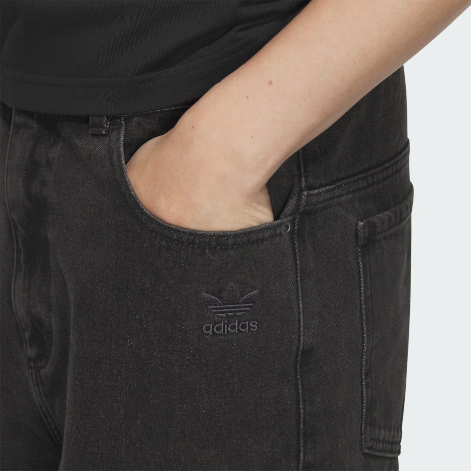 Denim Cargo Pants